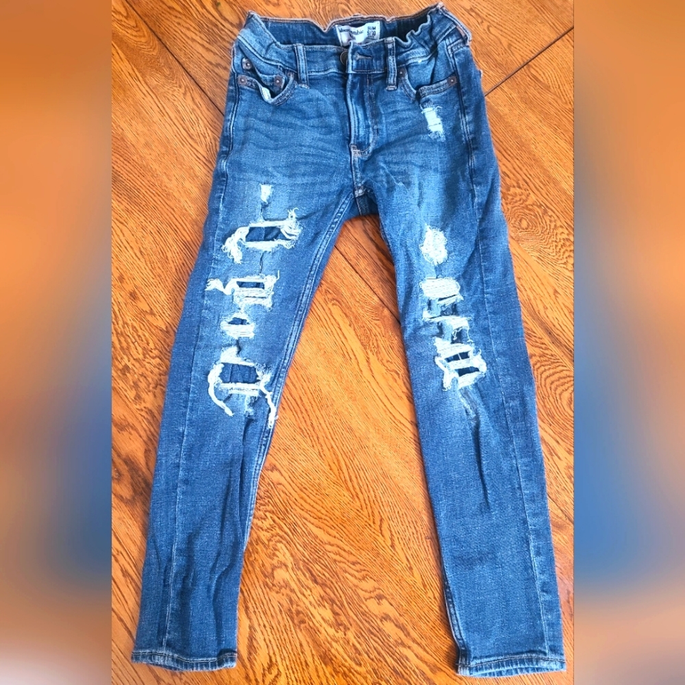 Abercrombie Kids Ripped jeans, Boys Super Skinny Size Slim 9/10
